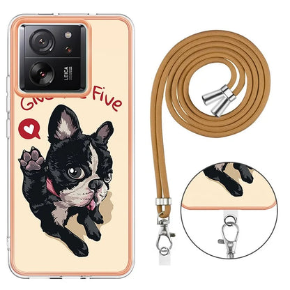 YB IMD Series-21 Style-D for Xiaomi 13T / 13T Pro / Redmi K60 Ultra Phone Case Pattern TPU Cover