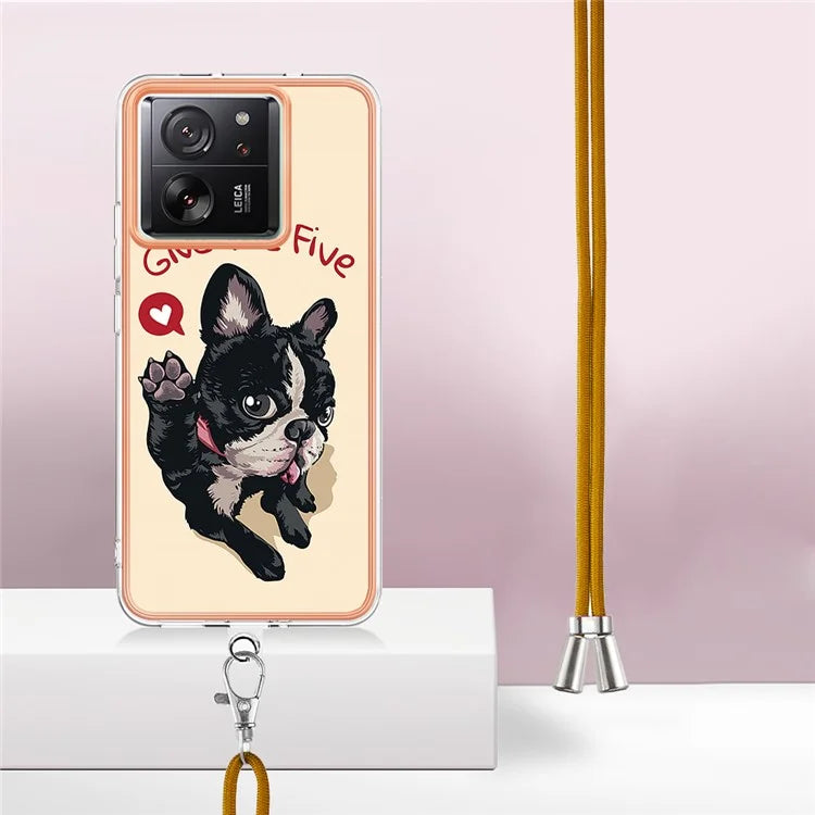 YB IMD Series-21 Style-D for Xiaomi 13T / 13T Pro / Redmi K60 Ultra Phone Case Pattern TPU Cover