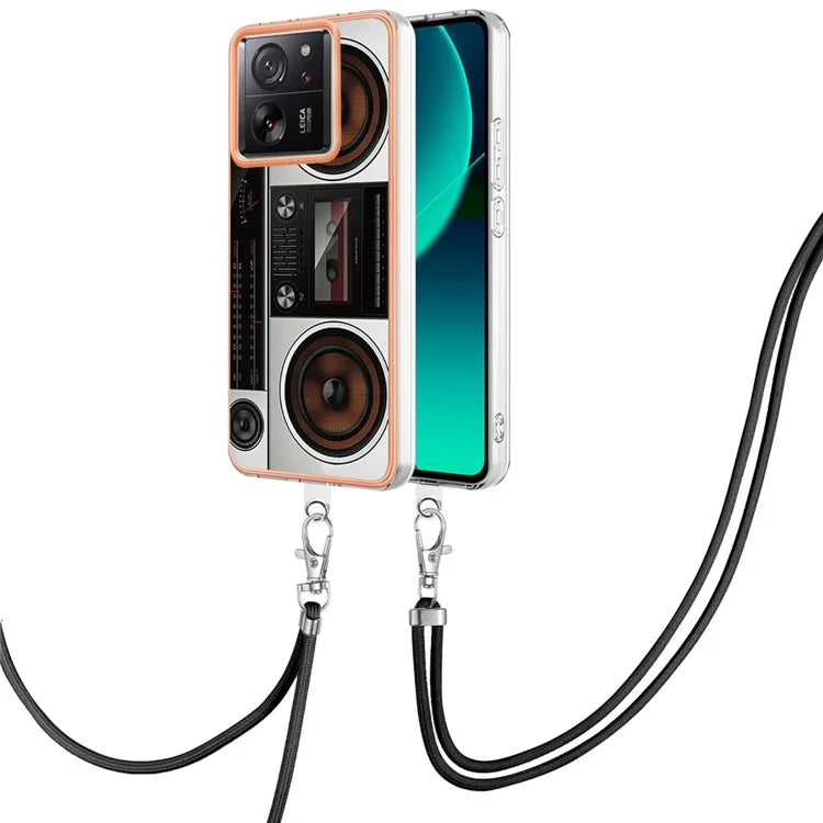 YB IMD Series-21 Style-D for Xiaomi 13T / 13T Pro / Redmi K60 Ultra Phone Case Pattern TPU Cover