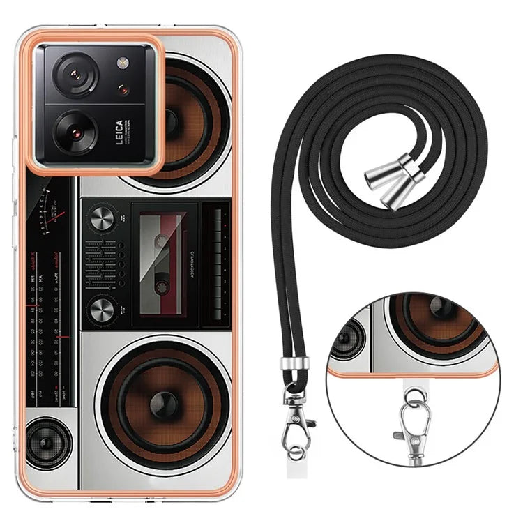 YB IMD Series-21 Style-D for Xiaomi 13T / 13T Pro / Redmi K60 Ultra Phone Case Pattern TPU Cover