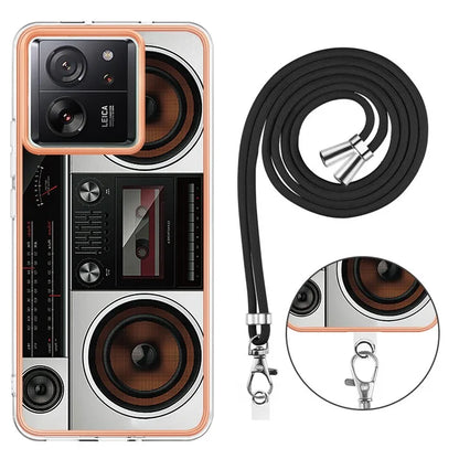 YB IMD Series-21 Style-D for Xiaomi 13T / 13T Pro / Redmi K60 Ultra Phone Case Pattern TPU Cover
