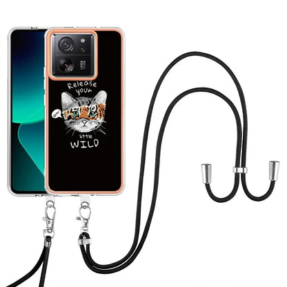 YB IMD Series-21 Style-D for Xiaomi 13T / 13T Pro / Redmi K60 Ultra Phone Case Pattern TPU Cover