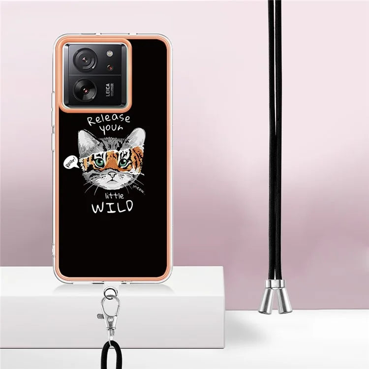 YB IMD Series-21 Style-D for Xiaomi 13T / 13T Pro / Redmi K60 Ultra Phone Case Pattern TPU Cover