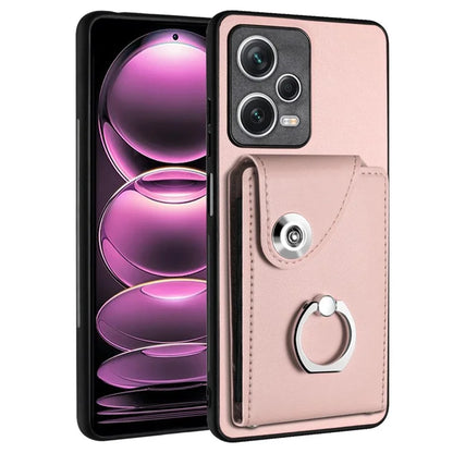 YB Leather Coating Series-7 for Xiaomi Redmi Note 12 Pro 5G / 12 Pro Speed 5G / Poco X5 Pro 5G Case Card Slots Phone Cover