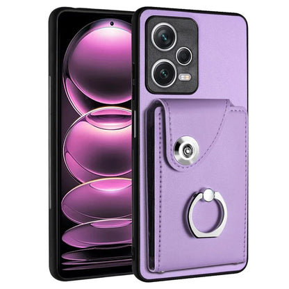 YB Leather Coating Series-7 for Xiaomi Redmi Note 12 Pro 5G / 12 Pro Speed 5G / Poco X5 Pro 5G Case Card Slots Phone Cover