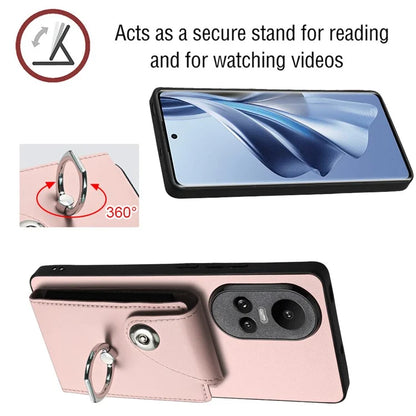 YB Leather Coating Series-7 for Oppo Reno10 Pro 5G (Global) / Reno10 5G (Global) Case Leather+TPU Kickstand Cover
