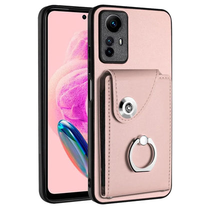 YB Leather Coating Series-7 for Xiaomi Redmi Note 12S 4G Case PU Leather+TPU Card Slots Cover
