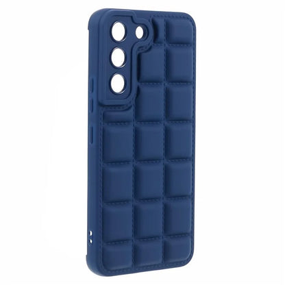 For Samsung Galaxy S22+ 5G Case Down Jacket Texture Anti-Scratch TPU Phone Case