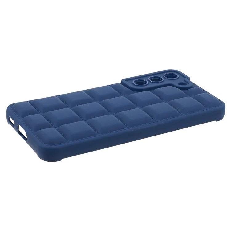 For Samsung Galaxy S22+ 5G Case Down Jacket Texture Anti-Scratch TPU Phone Case