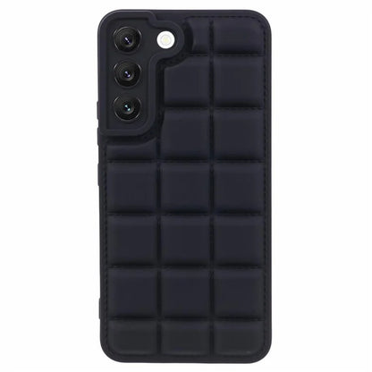 For Samsung Galaxy S22+ 5G Case Down Jacket Texture Anti-Scratch TPU Phone CaseBlack