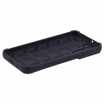 For Samsung Galaxy S22+ 5G Case Down Jacket Texture Anti-Scratch TPU Phone CaseBlack