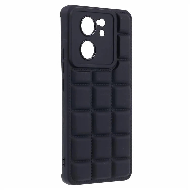 For Xiaomi 13T / 13T Pro / Redmi K60 Ultra Cell Phone Cases Grid Down Jacket Texture TPU Protector Shell