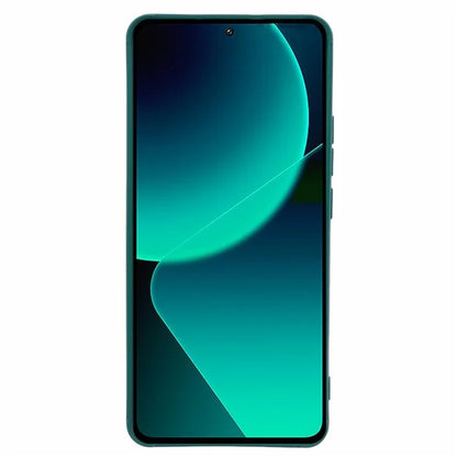 For Xiaomi 13T / 13T Pro / Redmi K60 Ultra Cell Phone Cases Grid Down Jacket Texture TPU Protector Shellish Green