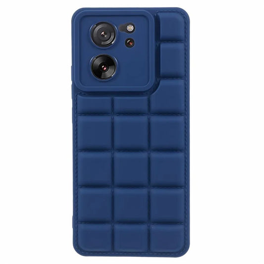 For Xiaomi 13T / 13T Pro / Redmi K60 Ultra Cell Phone Cases Grid Down Jacket Texture TPU Protector Shell