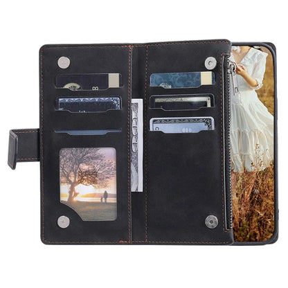For Samsung Galaxy A55 5G Wallet Case Rhombus PU Leather Flip Phone Cover with Strap