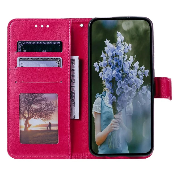 For Samsung Galaxy A55 5G Leather Wallet Case Phone Stand Cover