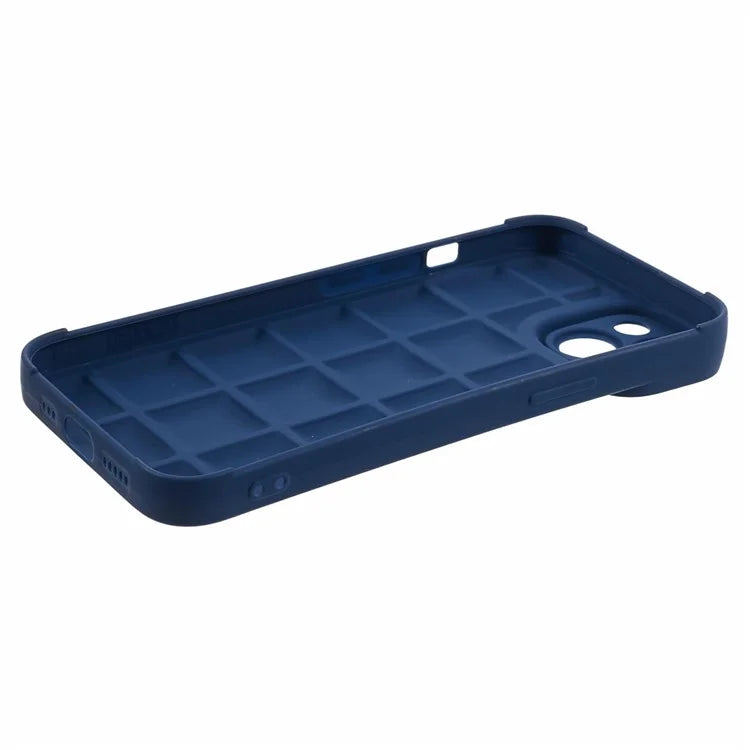 For iPhone 14 Protective Case Down Jacket Texture TPU Slim Phone Cover