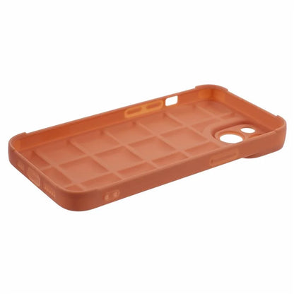 For iPhone 14 Protective Case Down Jacket Texture TPU Slim Phone Cover