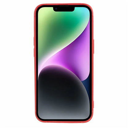 For iPhone 14 Protective Case Down Jacket Texture TPU Slim Phone Cover
