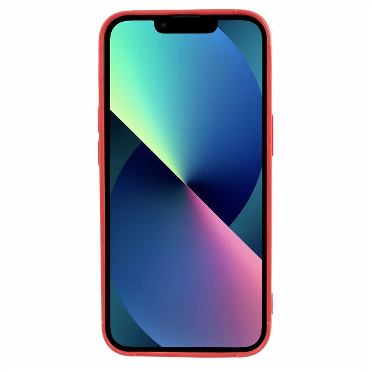 For iPhone 13 6.1 inch Case Down Jacket Texture Shockproof TPU Phone Shell