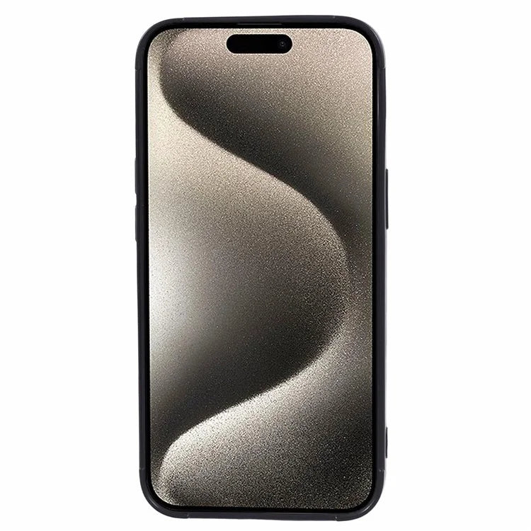 For iPhone 15 Plus Shockproof Case Down Jacket Texture Slim TPU Cell Phone Cover