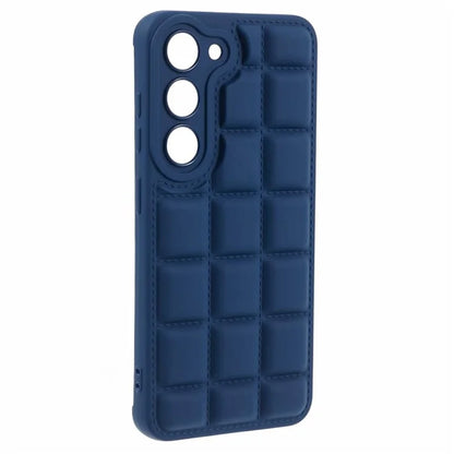 For Samsung Galaxy S23 Case Down Jacket Texture Shockproof TPU Cell Phone Case
