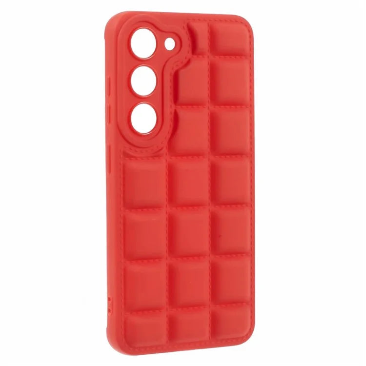 For Samsung Galaxy S23 Case Down Jacket Texture Shockproof TPU Cell Phone Case