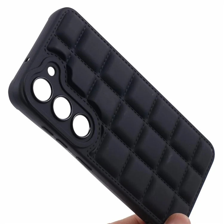 For Samsung Galaxy S23 Case Down Jacket Texture Shockproof TPU Cell Phone Case
