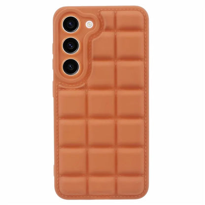 For Samsung Galaxy S23 Case Down Jacket Texture Shockproof TPU Cell Phone Case