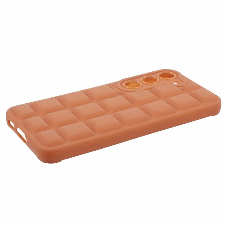 For Samsung Galaxy S23 Case Down Jacket Texture Shockproof TPU Cell Phone Case