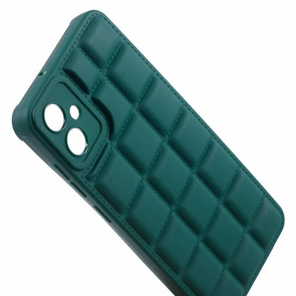 For Samsung Galaxy A05 4G Slim Case Down Jacket Texture Protective TPU Phone Coverish Green
