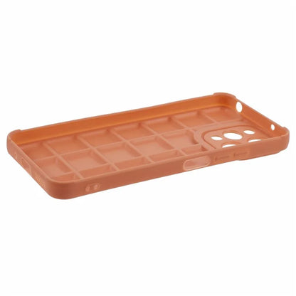 TPU Cover for Xiaomi Redmi 12 4G Grid Down Jacket Texture Anti-fall Cell Phone Cases