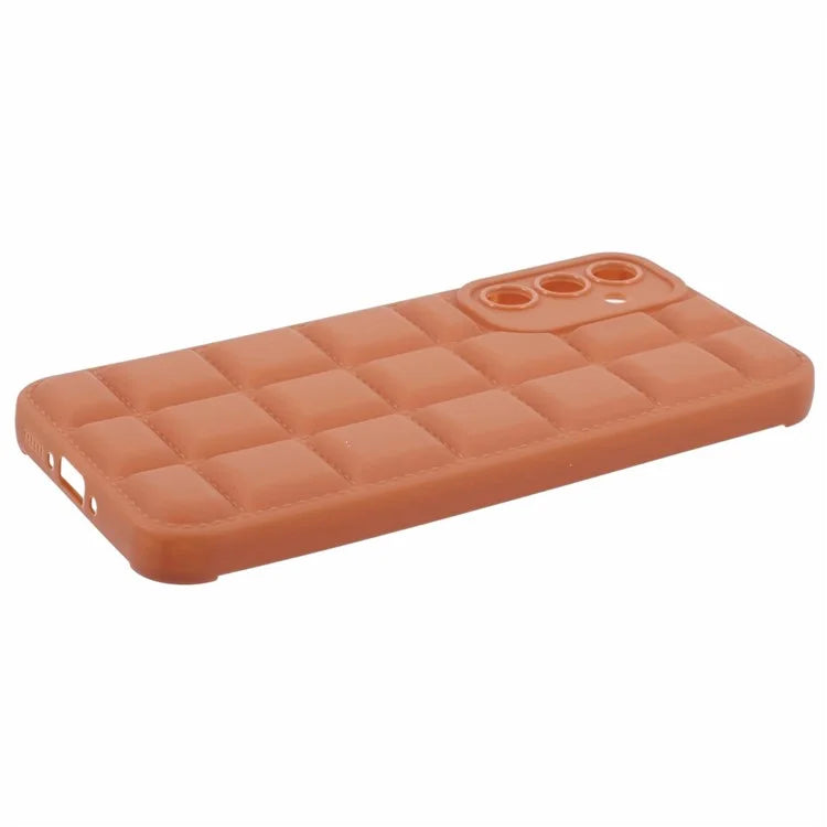 For Samsung Galaxy A05s 4G TPU Cover, Grid Down Jacket Texture Cell Phone Cases