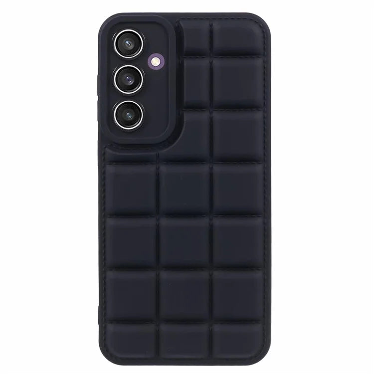 Down Jacket Texture Cover for Samsung Galaxy M34 5G / F34 5G Soft TPU Cell Phone Cases