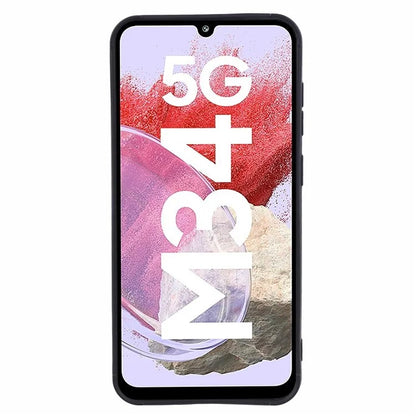 Down Jacket Texture Cover for Samsung Galaxy M34 5G / F34 5G Soft TPU Cell Phone Cases