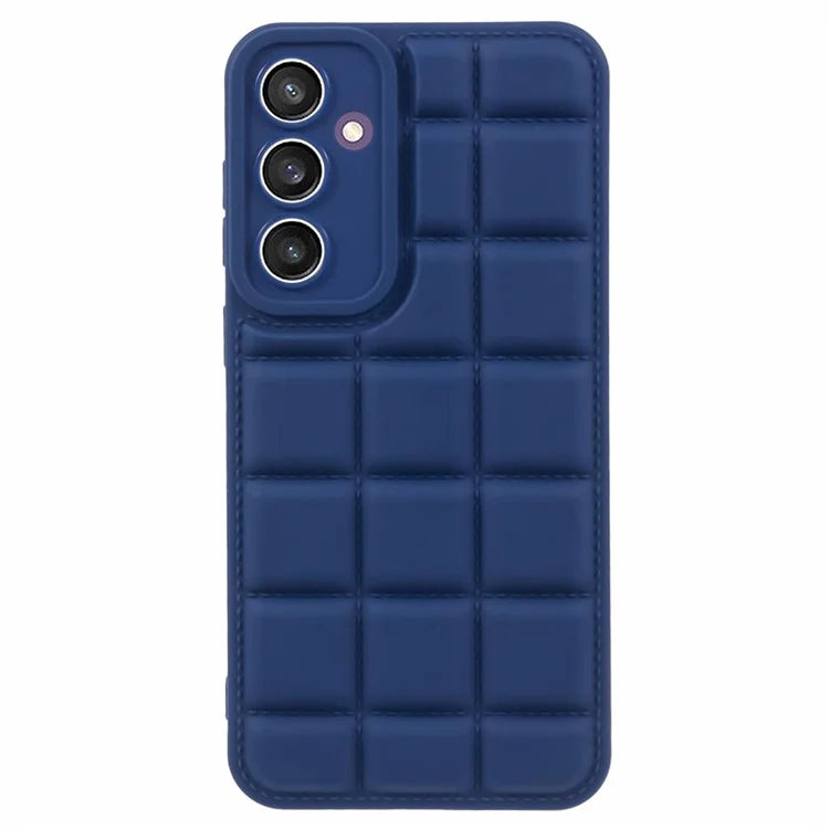 Down Jacket Texture Cover for Samsung Galaxy M34 5G / F34 5G Soft TPU Cell Phone Cases