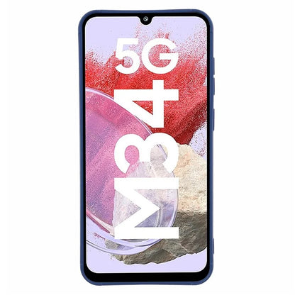 Down Jacket Texture Cover for Samsung Galaxy M34 5G / F34 5G Soft TPU Cell Phone Cases