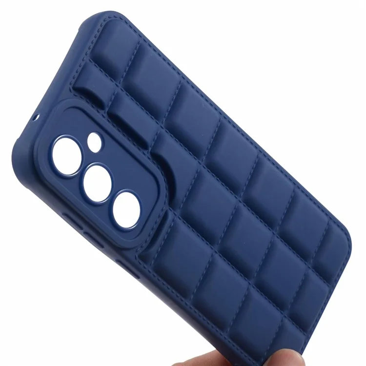 Down Jacket Texture Cover for Samsung Galaxy M34 5G / F34 5G Soft TPU Cell Phone Cases