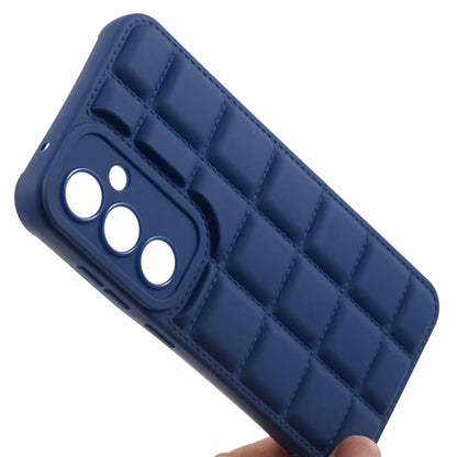 Down Jacket Texture Cover for Samsung Galaxy M34 5G / F34 5G Soft TPU Cell Phone Cases
