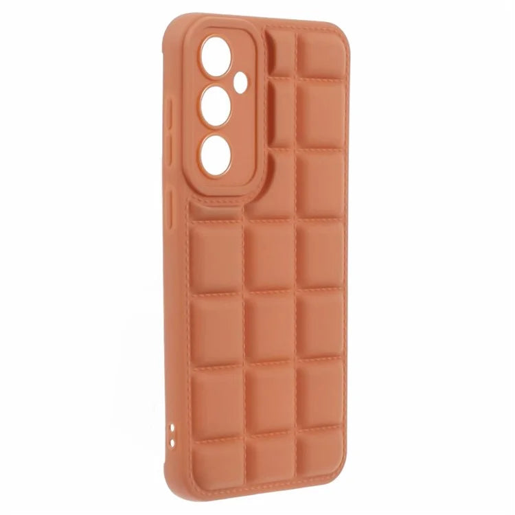 Down Jacket Texture Cover for Samsung Galaxy M34 5G / F34 5G Soft TPU Cell Phone Cases