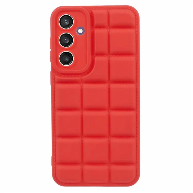Down Jacket Texture Cover for Samsung Galaxy M34 5G / F34 5G Soft TPU Cell Phone Cases