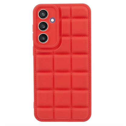 Down Jacket Texture Cover for Samsung Galaxy M34 5G / F34 5G Soft TPU Cell Phone Cases