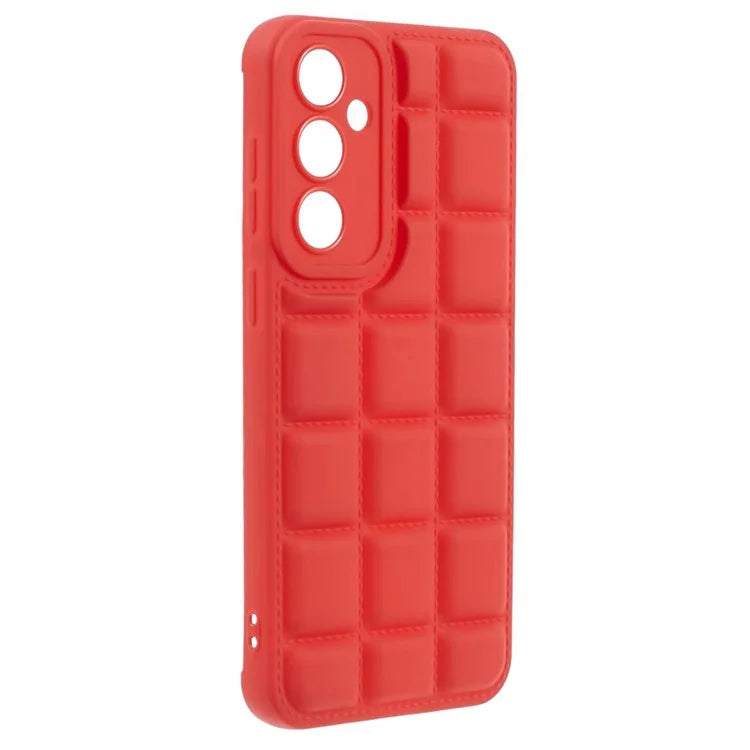 Down Jacket Texture Cover for Samsung Galaxy M34 5G / F34 5G Soft TPU Cell Phone Cases