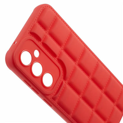 Down Jacket Texture Cover for Samsung Galaxy M34 5G / F34 5G Soft TPU Cell Phone Cases