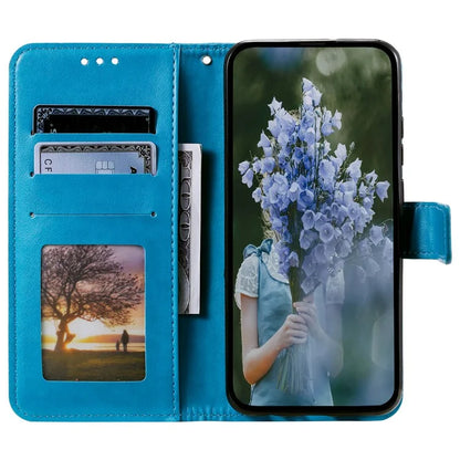 For Samsung Galaxy A35 5G Wallet Case Mandala Pattern Flower PU Leather Phone Cover