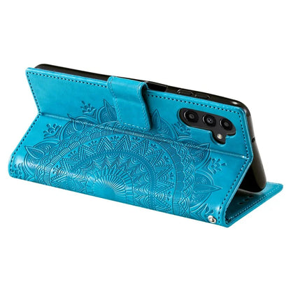 For Samsung Galaxy A35 5G Wallet Case Mandala Pattern Flower PU Leather Phone Cover