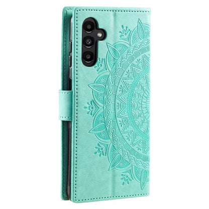 For Samsung Galaxy A35 5G Wallet Case Mandala Pattern Flower PU Leather Phone Cover