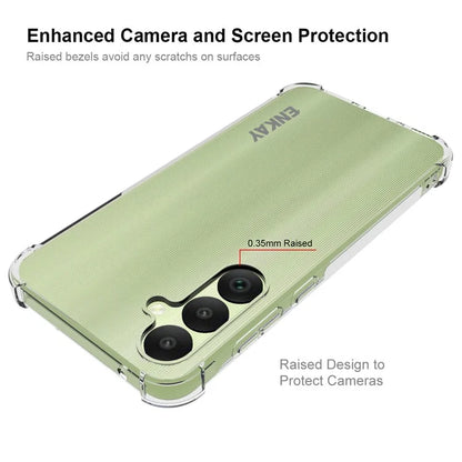 ENKAY HAT PRINCE For Samsung Galaxy A35 5G Case Mobile Shell TPU Phone Cover with Anti-Slip Strip Edge
