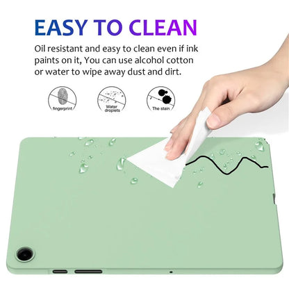 For Samsung Galaxy Tab A9+ Tablet Case Liquid Silicone Protective Cover