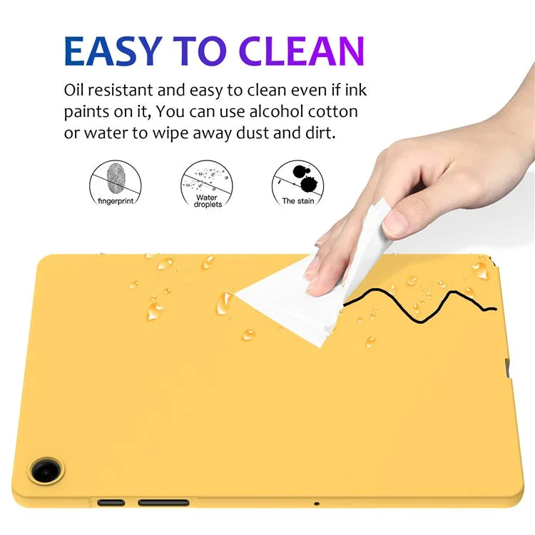 For Samsung Galaxy Tab A9+ Tablet Case Liquid Silicone Protective Cover
